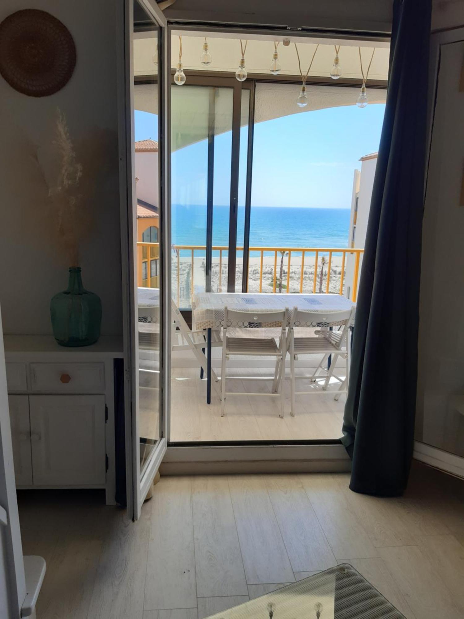 Bella Vista ,Acces Direct Plage, Front De Mer, Vue Mer Panoramique Le Barcarès Buitenkant foto