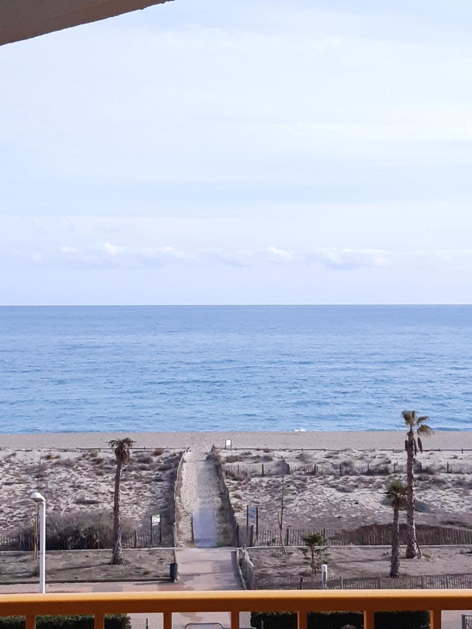 Bella Vista ,Acces Direct Plage, Front De Mer, Vue Mer Panoramique Le Barcarès Buitenkant foto